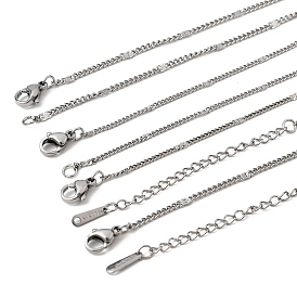 12шт. 304 Текстурированные витые цепочки из нержавеющей стали для мужчин и женщин, без потускнения