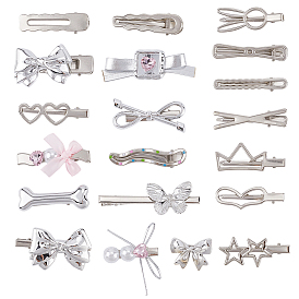 Заколки для волос из цинкового сплава и железа, аксессуары для волос для женщин и девочек