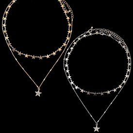 2 наборы 2 цветные сплавы кристаллы стразы звездные звенья цепи ожерелья наборы