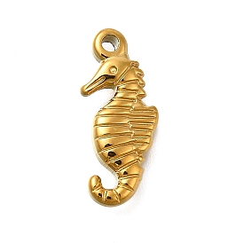 304 подвески из нержавеющей стали, ионное покрытие (ip), очарование морского конька