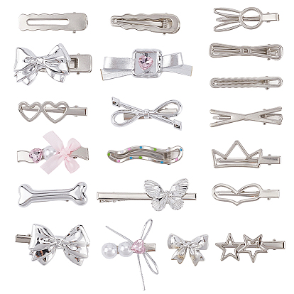 Заколки для волос из цинкового сплава и железа, аксессуары для волос для женщин и девочек