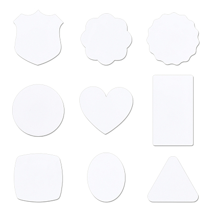 Décorations vierges d'aimants de réfrigérateur de sublimation, formes mixtes