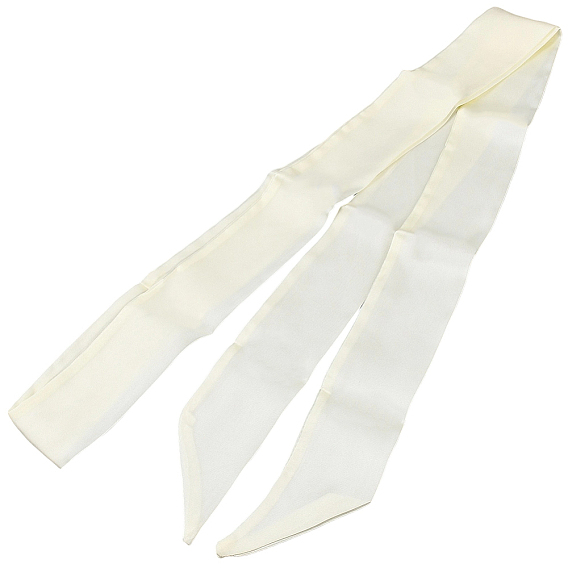 Узкие резинки для волос из полиэстера, модный шейный платок, для женщин, девочки