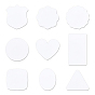 Sublimation Blank Fridge Magnets Decorations, Mixed Shapes