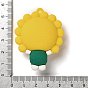 PVC Plastic Big Pendants, Sunflower/Frog/Cat Shape