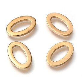 304 Stainless Steel Linking Rings, Oval