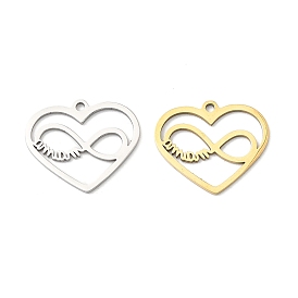 201 подвески из нержавеющей стали, сердце с бесконечностью и словом мама брелок