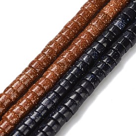 Синтетические голдстоуновские бисер пряди, диск, Heishi бусы