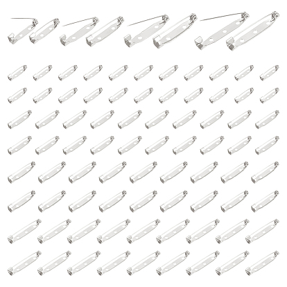 200 шт. 4 стили железные штифты для задней перекладины, прямоугольные