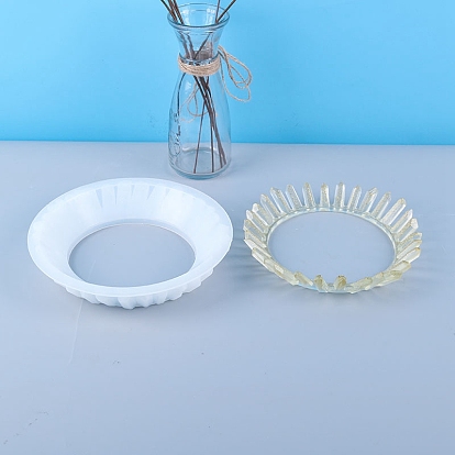 Moule en silicone de qualité alimentaire diy couronne, moules de résine, pour la résine UV, fabrication artisanale de résine époxy
