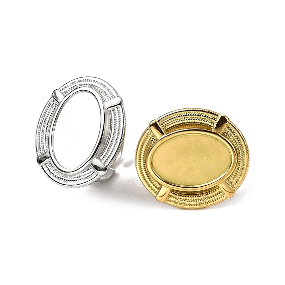 304 компоненты манжетного кольца из нержавеющей стали, Настройки колодки кольцо, овальные