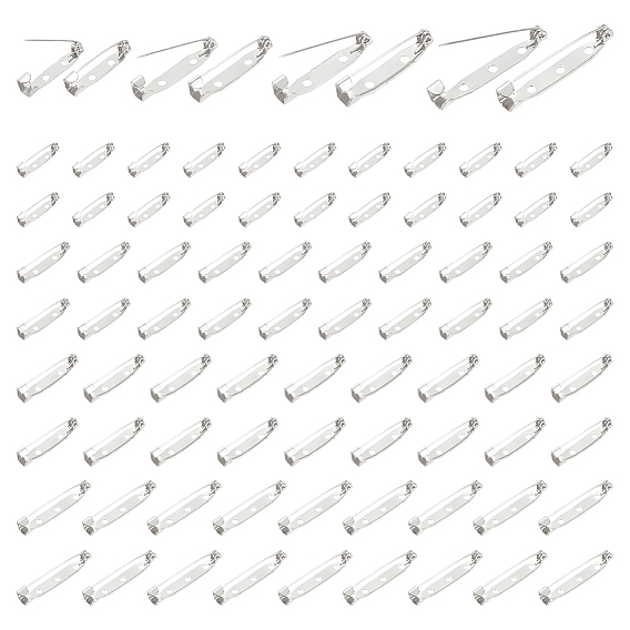 200 шт. 4 стили железные штифты для задней перекладины, прямоугольные