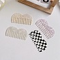Anti-Static Wide-Tooth Marble Hair Comb for European and American Acetate Sheets