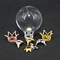 Crown/Triangle Mini Alloy Crystal Ball Display Bases, Crystal Sphere Display Stand