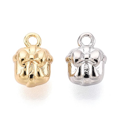 Латунные подвески, бантик с подвесками в виде коробочек