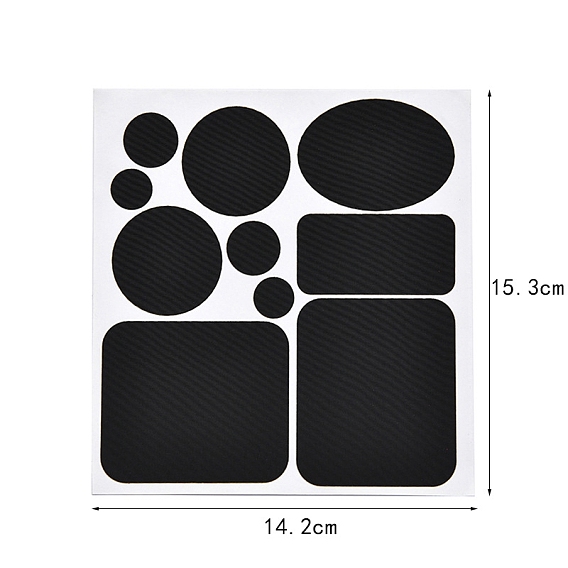 Nylon Cloth Self-adhesive/Sew on Patches, Waterproof Fabrics, Costume Accessories, Round, Oval, Square & Rectangle