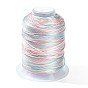 Segment Dyed Polyester Round Thread, for Bracelet Making