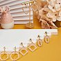 SUNNYCLUE DIY Dangle Earring Making Kits, with ABS Plastic Imitation Pearl Pendants, Brass Stud Earring Findings, Mixed Shape