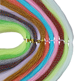 12 сумки 12 цвета светящиеся нейлоновые рыболовные нитки, рыболовные принадлежности, круглые