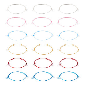 30 шт. 6 цвета полиэстеровый плетеный шнур для изготовления браслетов