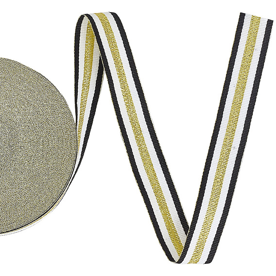25 Yards Polyester Ribbon, Emobridered Woven Ribbon