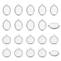 20 PC 2 Stil 304 Edelstahlanhänger, Mischformen, leere tag stempeln