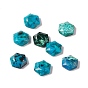 Natural Gemstone Cabochons, Faceted, Hexagon