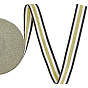 25 Yards Polyester Ribbon, Emobridered Woven Ribbon