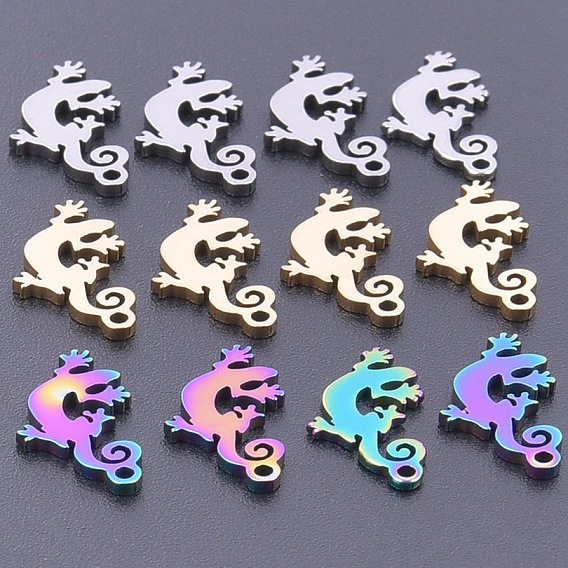 201 подвески из нержавеющей стали, прелести ящерицы