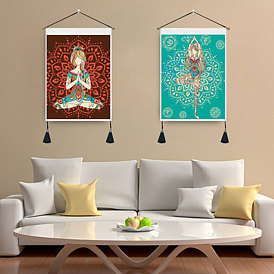 Room Decoration Painting Bohemian Wind Hanging Cloth Wall Cloth Background Cloth Yoga Meditation Living Room Decoration Bedside Tapestry