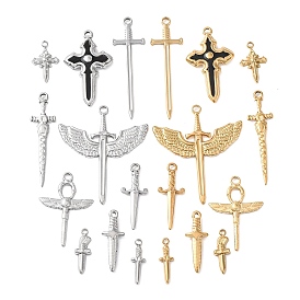 10 шт. 304 подвески из нержавеющей стали, крест очарование