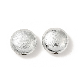 УФ-покрытие ccb пластиковые бусины, текстура, плоско-круглые