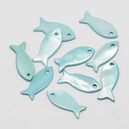 Окрашенные подвески из ракообразных