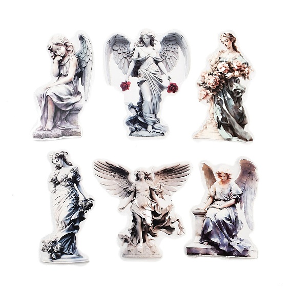 Скульптура для женщин, набор водонепроницаемых наклеек для домашних животных, декоративные наклейки, для бутылок с водой, портативный компьютер, багаж, чашка, компьютер, мобильный телефон, скейтборде, гитарные наклейки