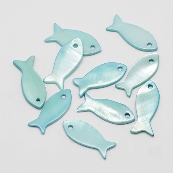 Окрашенные подвески из ракообразных