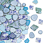 500G 4 Styles Mosaic Tiles Porcelain Cabochons, for Home Decoration or DIY Crafts