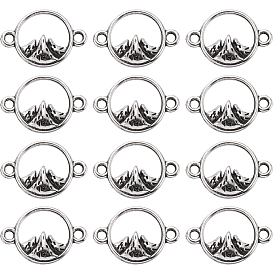 120 шт. подвески из сплава в тибетском стиле, кольцевые связи с горой