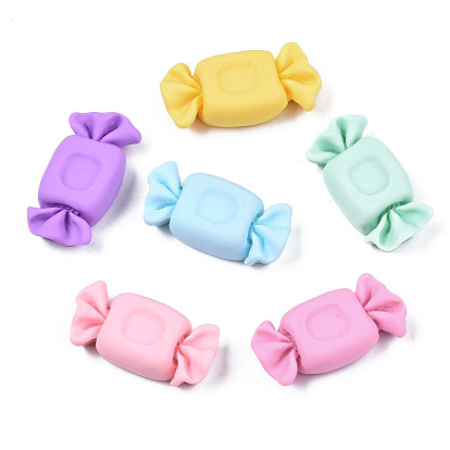 Непрозрачная смола декодирует кабошоны, играть в еду, имитация еды, конфеты