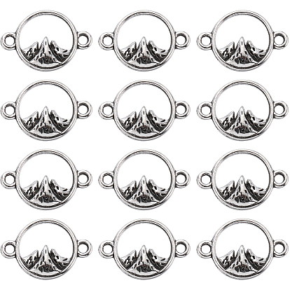 120 шт. подвески из сплава в тибетском стиле, кольцевые связи с горой