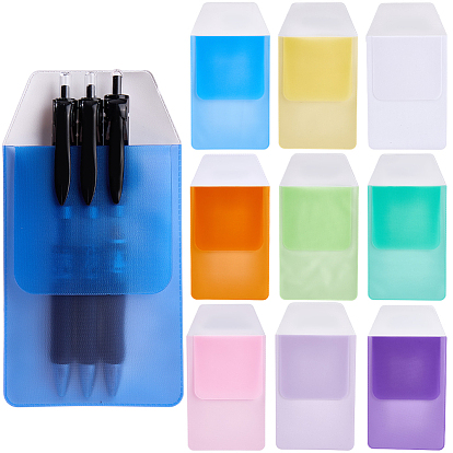 10шт. 10цветов Прямоугольный ПВХ пенал для ручек для врача/медсестры