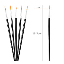Plastic Chinese Calligraphy Drawing Brush Pen, with Nylon Brush Hair, Drawing Line Pen for Beginners