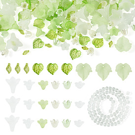 Ювелирные изделия, включая акриловые бусины и подвески., Имитация жемчужных бусин и стеклянных бусин из АБС-пластика