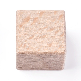 Beech Wooden Stamp, for Scrapbooking, Square