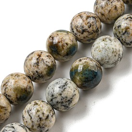 Natural K2 Stone Beads Strands, Round