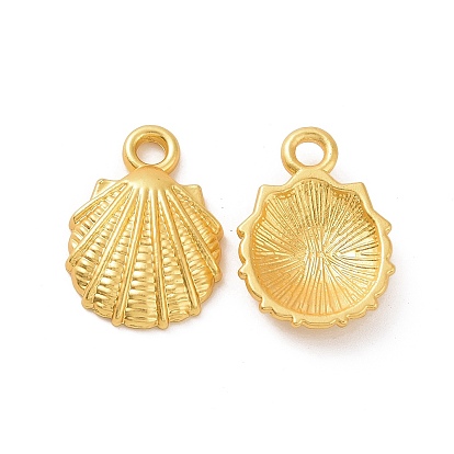 Crémaillère pendentifs en alliage placage, charmes shell