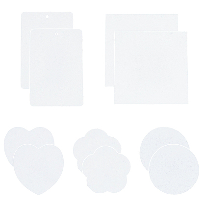 10шт. 5 стили квадратная бумага для рисования с текстурой пенопласта, с использованием крафтового пенопласта и хлопчатобумажных чистящих салфеток из древесной целлюлозы.