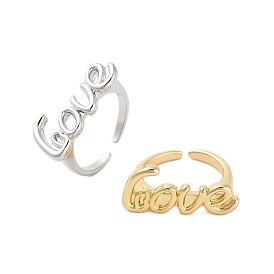 Bass LOVE Open Cuff Rings for Women