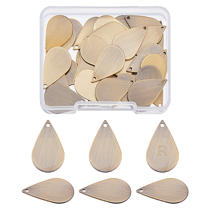 32 латунные подвески шт., слезинки