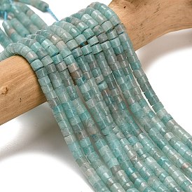 Природных амазонит бисер нитей, диск, Heishi бусы