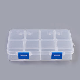 Organizer Storage Plastic Boxes, Rectangle